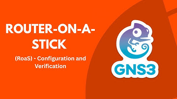 GNS3 Lab: Router-on-a-Stick (RoaS) Configuration & Verification (VLANs)