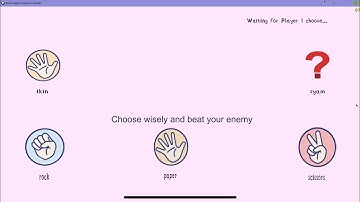 SECV4143: Rock Paper Scissors 2D Multiplayer Game Tutorial Unity