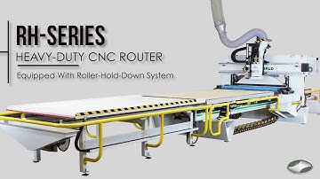 RH-Series (Roller Hold Down) CNC Router by C.R. Onsrud