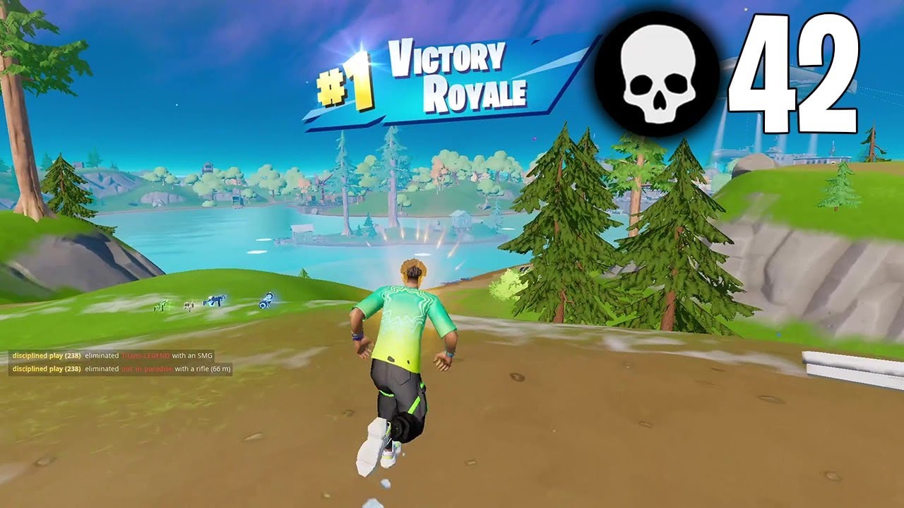 42 Elimination Solo vs Squads Gameplay WORLD RECORD! (Chapter 3 Season 2 Full Game)