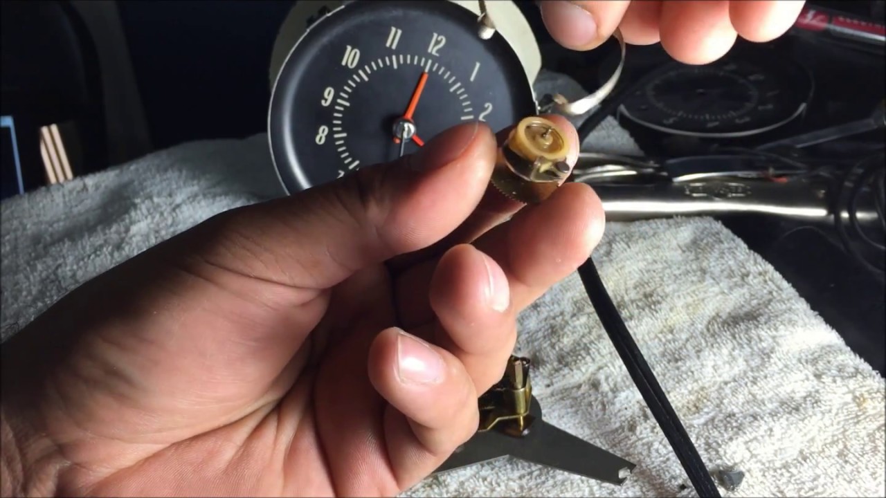 7072 chevelle mechanical old style points clock repair and INFO YouTube