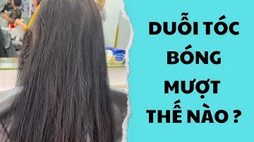 Hướng Dẫn Duỗi Tóc Nhuộm Đen