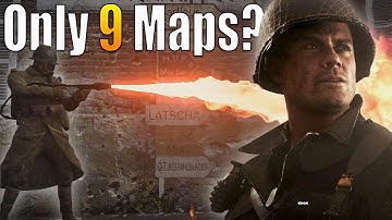 Only 9 Maps in Call of Duty WW2!?