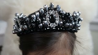 DIY Black and Silver Crown