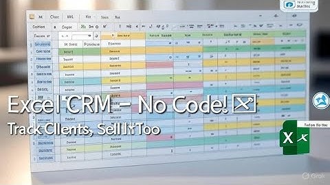 Build a CRM in Excel (No Code — Fully Functional!)