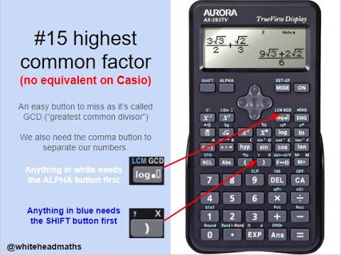 calculator factor common highest