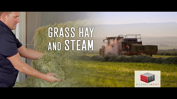 Jerad Wittwer Steaming Grass Hay in Panguitch, Utah