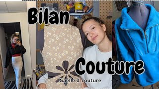 Bilan couture avril, bélène Paris, Evelyne patterns, LMV... 🌸