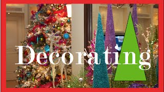Christmas Decorating ideas using bright bold colors. Christmas doesn