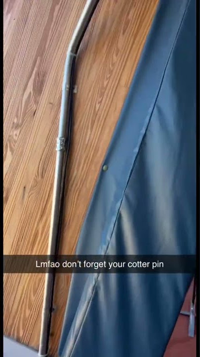Never forget your cotter pins!!
