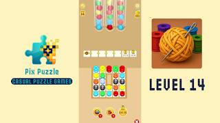 Knit Match : Yarn Puzzle Level 14 Solution Walkthrough