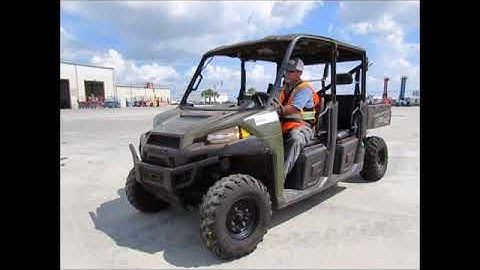 Sold! 2016 Polaris Ranger Kohler Diesel Crew 4WD UTV Utility bidadoo.com