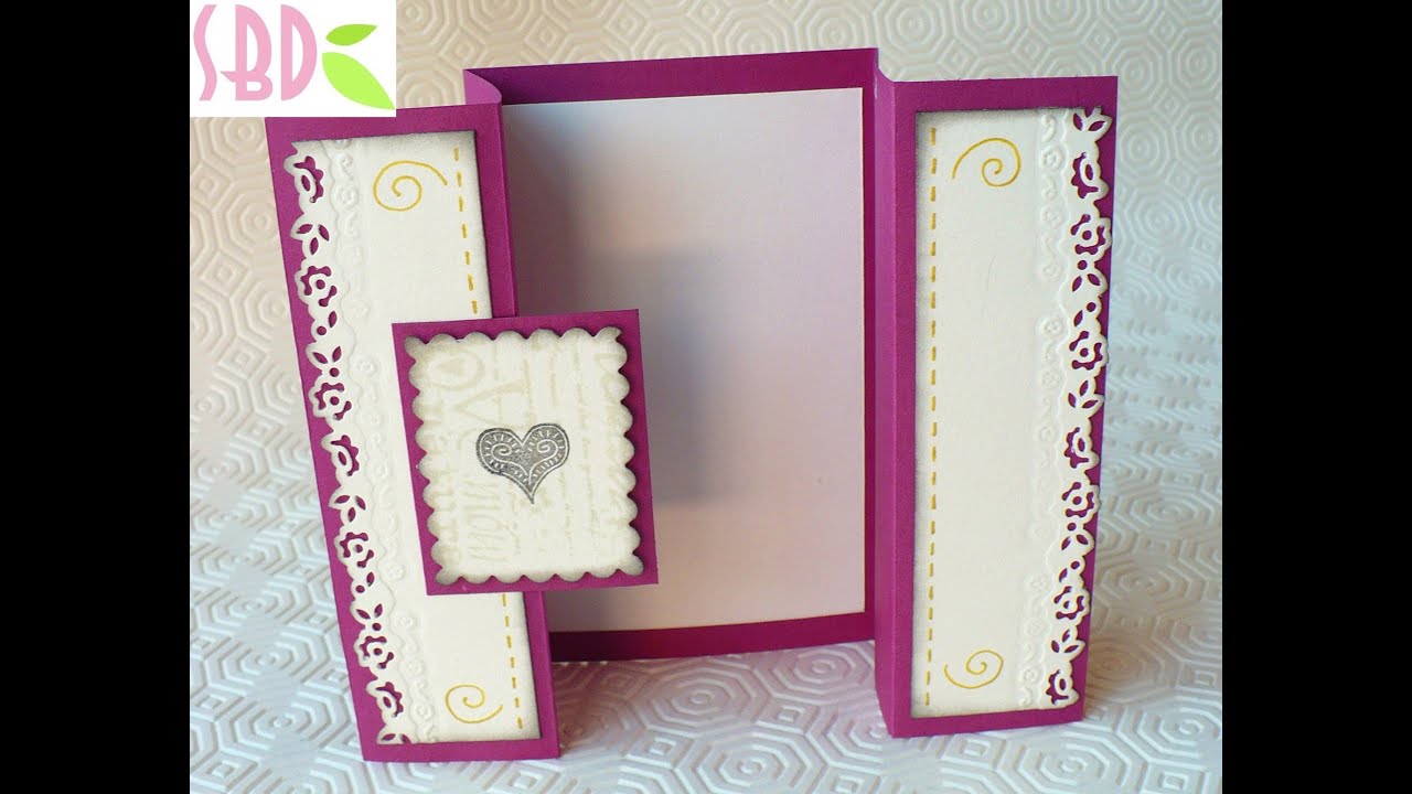Scrapbooking Tutorial Biglietto Only Love Only Love Card Youtube