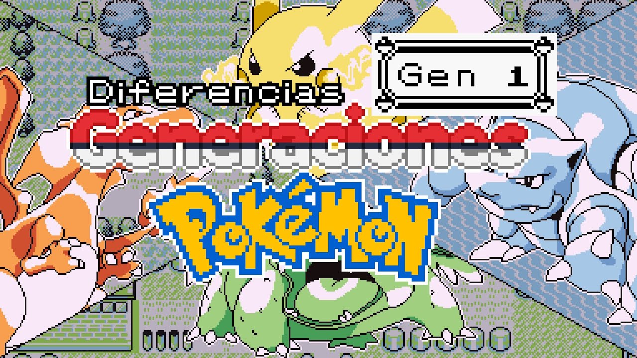 Todas las diferencias entre Pokémon Rojo, Azul, Verde y Amarillo