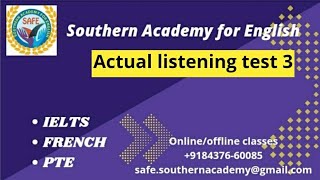 Ielts Listening Actual Test 3 vol 6 Client Details 21042022