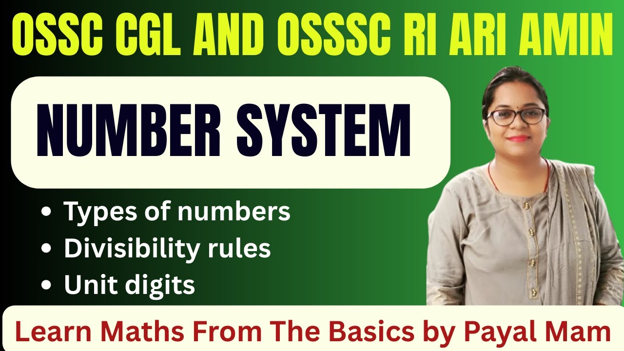 📘 Number System | OSSC CGL & OSSSC RI (AMIN) Exam Preparation