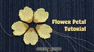 Flower Petal Peyote Stitch Beading Tutorial