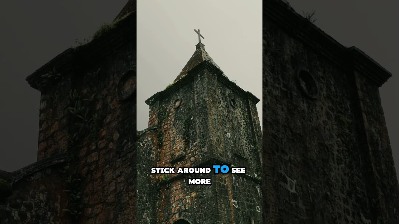 I Discovered a Mysterious Abandoned Church in #cambodia #Halloween #nature #mystical