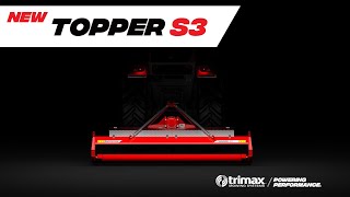 New Trimax Topper S3 - Top Quality Pasture | Clean Cut | Auto-belt Tension