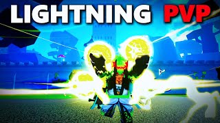 Using Best Lightning Builds to PVP in Blox Fruits