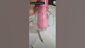 Easy Cricut Projects - Color Changing Vinyl On Glass Mug