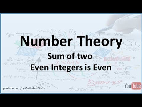 Video: Wat is de som van twee even getallen?