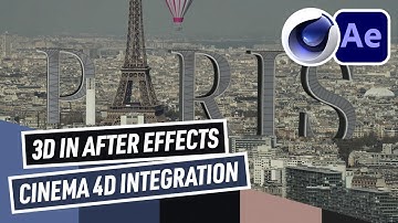 Learn how to Integrate CINEMA 4D and After Effects