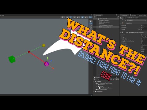 Unity - Distance From Point To Line - Code - No Blabla No BS