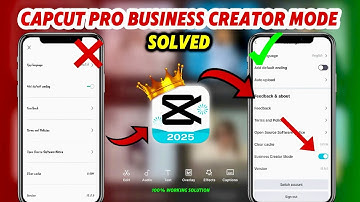 Capcut Pro Business Creator Mode Not Showing | Capcut Pro Setting Option Not Showing 2025 #capcut 🔥