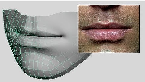 How to Model Lips & Mouth - Low Poly Beginner 3D Modeling Tutorial