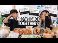 EX BOYFRIEND MUKBANG... + QUESTIONS WE AVOID