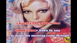 Frank Sinatra - Something Stupid (voce Nancy) (karaoke - fair use)