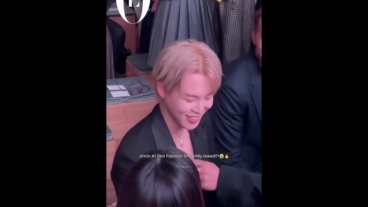 Боже мой! Пак Чимин — главное событие показа мод Dior! У меня голова кругом!😭🔥
