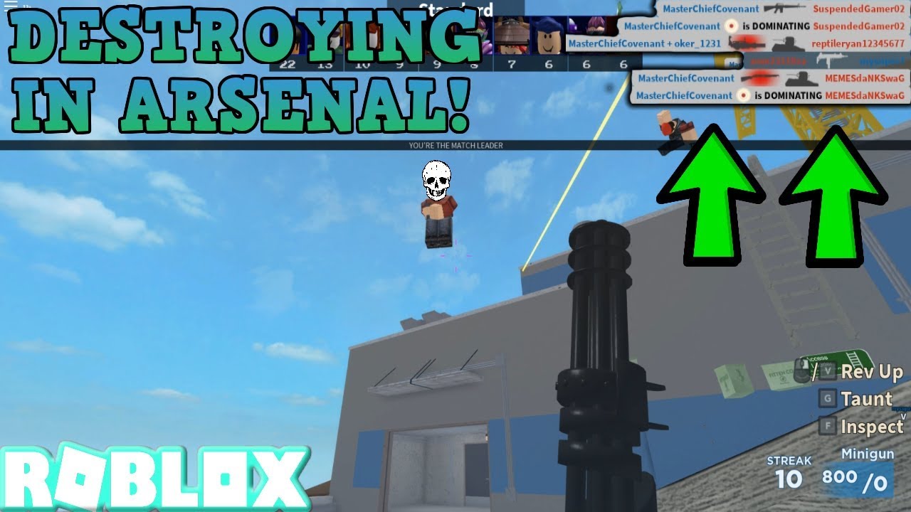 Destroying In Arsenal Roblox Gameplay 13 Kill Streak Whole Kill Feed Is Me Youtube - videos matching how to get roblox and other games on your