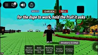 The Best Grow A Garden Dupe Script Working On Mobile