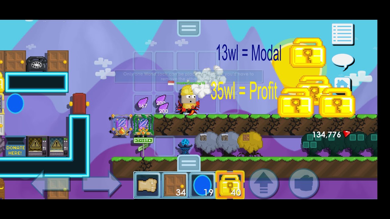 purple block Block paling Profit saat ini MODAL SEDIKIT UNTUNG BANYAK