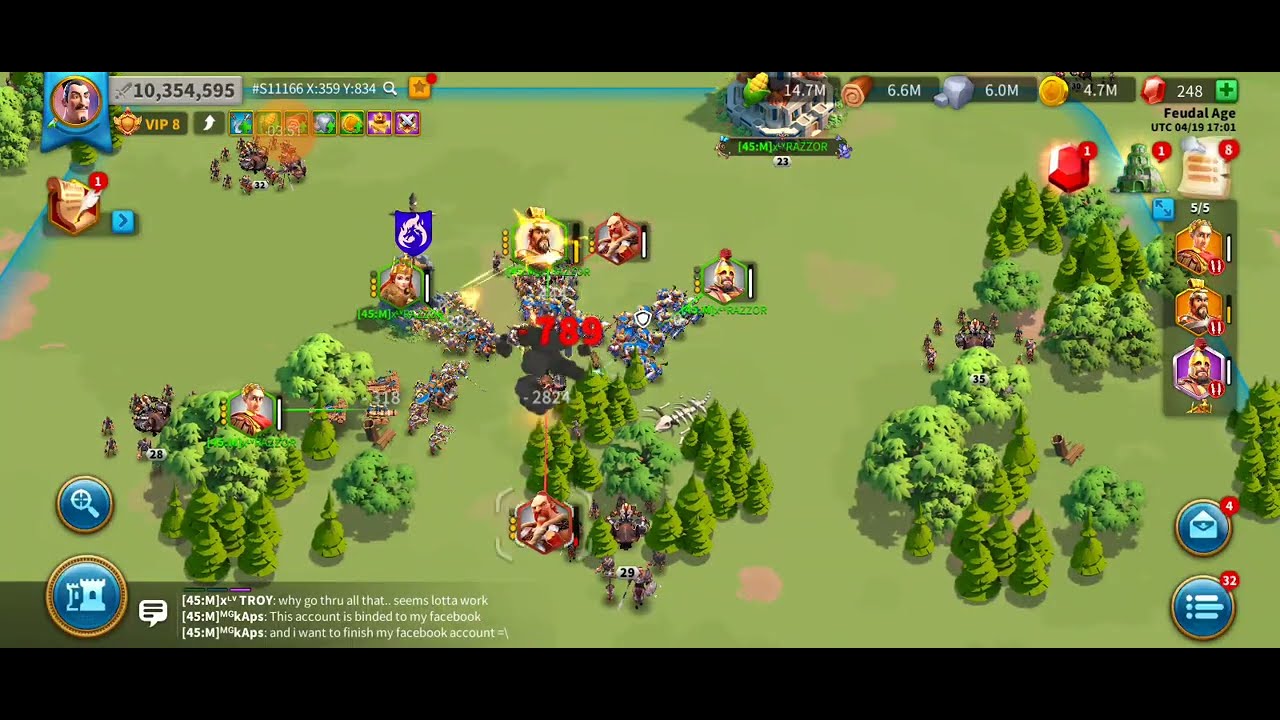 Farm Rok Farming Barbarians Level 35 in the Lost Kingdom ROK - YouTube