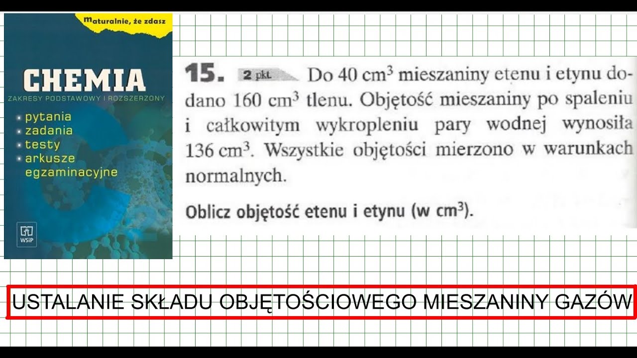 15 WSIP MATURALNIE, ŻE ZDASZ ROZDZIAŁ 18 WĘGLOWODORY USTALANIE SKŁADU
