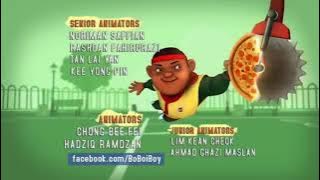 BoBoiBoy End Credits (Canadian/Malaysia) (2011)