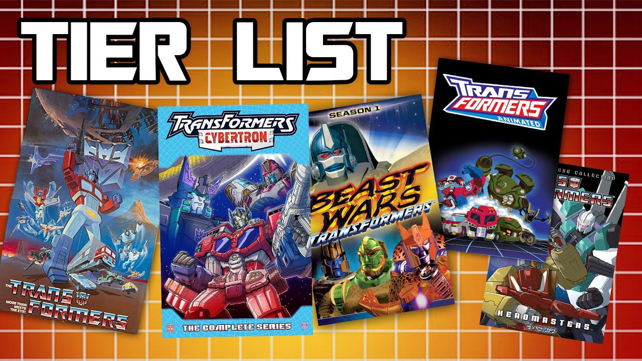 Ranking All TRANSFORMERS SHOWS That I've Seen Transformers Tier List
