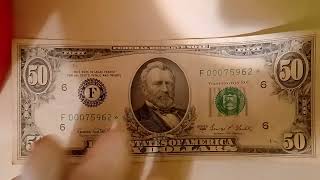 Interesting 1969 US 50 Dollar Bill.