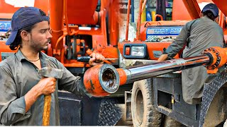 Doosan Excavator dx Jack Kit Changing Process | How To Repair Jack Kit By Expert Mechanics