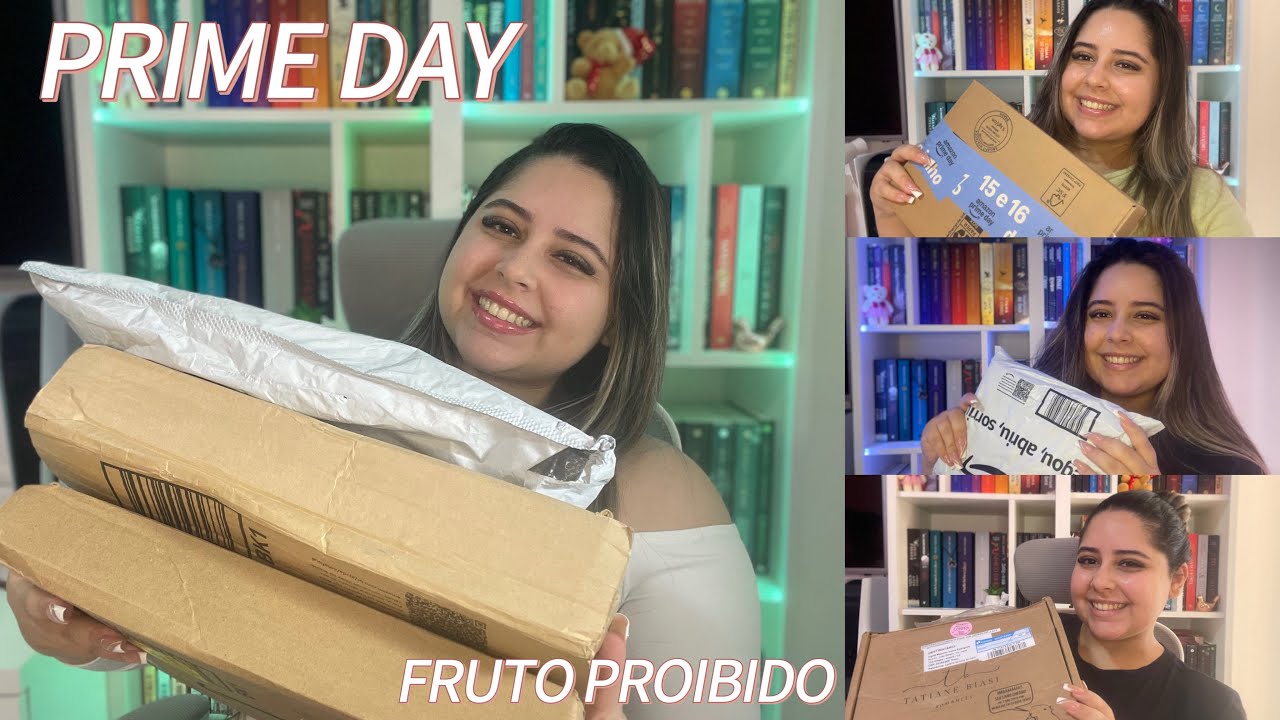 UNBOXING | PRIME DAY | COMPRINHA NA FRUTO PROIBIDO