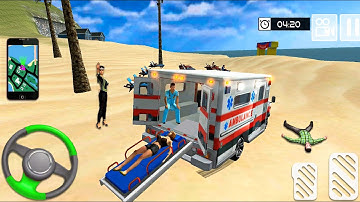 Summer Coast Guard Beach Bay #3 Rescue Ambulance Sim! Android gameplay