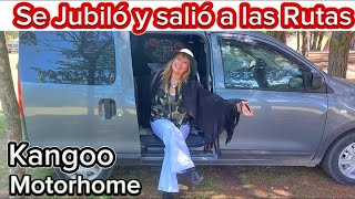 Ella Viaja Sola en su Kangoo Motorhome ' La Profe ' @viviandelmar