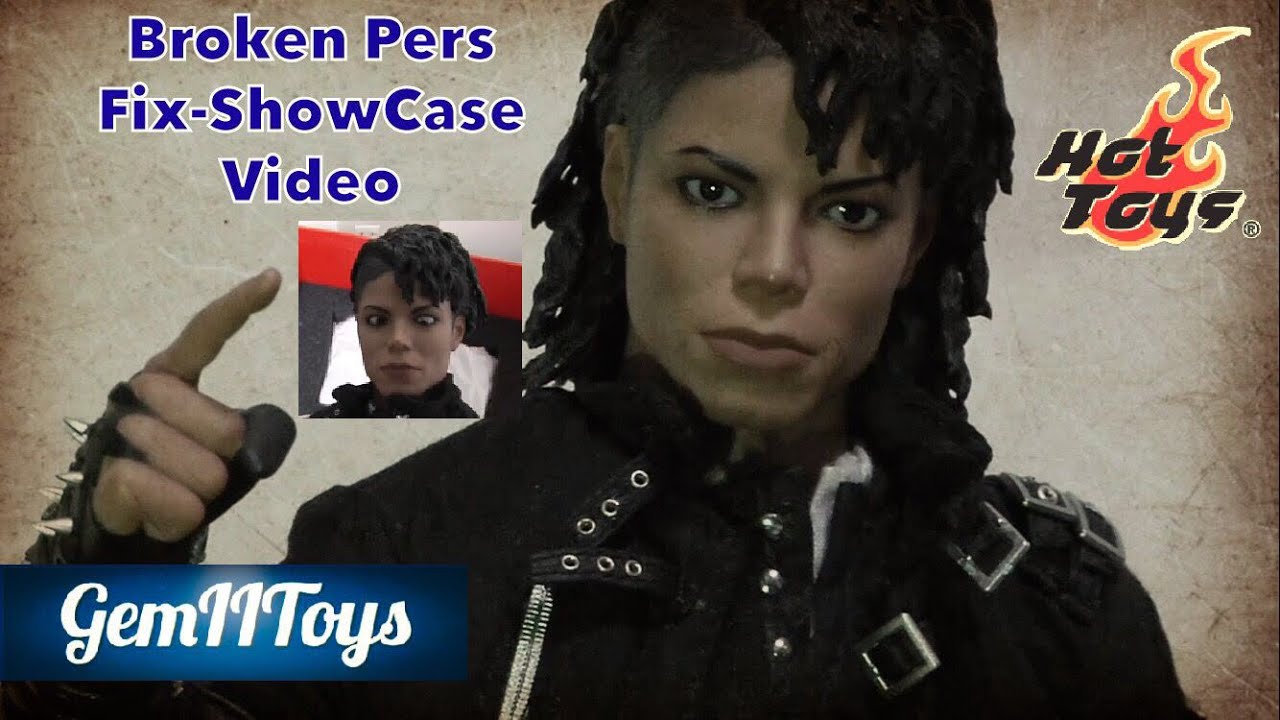 Hot Toys BAD Michael Jackson DX03 Broken Pers Fix-ShowCase Unboxing Video ホットトイズ