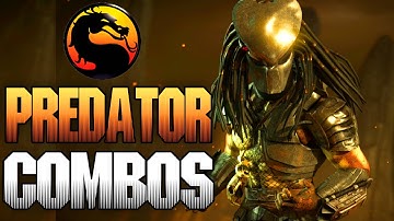 Mortal Kombat X: INSANE "PREDATOR" Combo Video (HISH-QU-TEN, HUNTER & WARRIOR) MKX Predator Gameplay