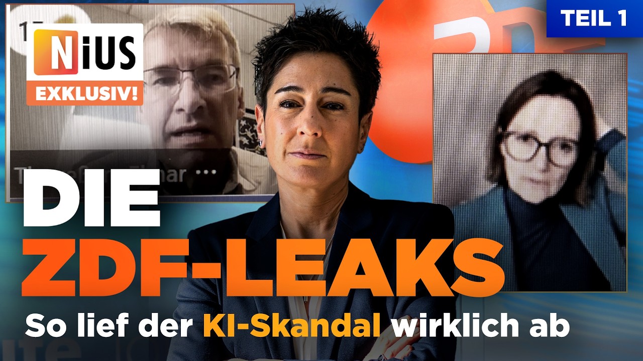 Geheime ZDF-Leaks: Sender entlarvt sich im KI-Skandal | Die ZDF Leaks Teil 1