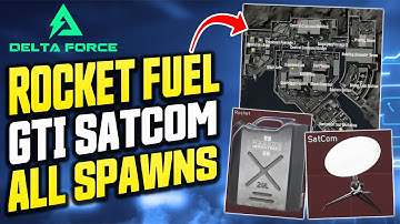 How To Find Rocket Fuel & Satcom on Space City in Delta Force - ALL SPAWN LOCATIONS