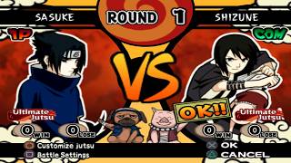 Sasuke VS Shizune (INSANE) - Naruto Shippuden Ultimate Ninja 4 screenshot 1